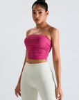 Ribbed Active Bandeau Top