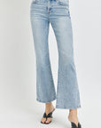 RISEN Full Size High Rise Ankle Flare Jeans