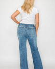 bytos Full Size Cat's Whiskers Mid Rise Bootcut Jeans
