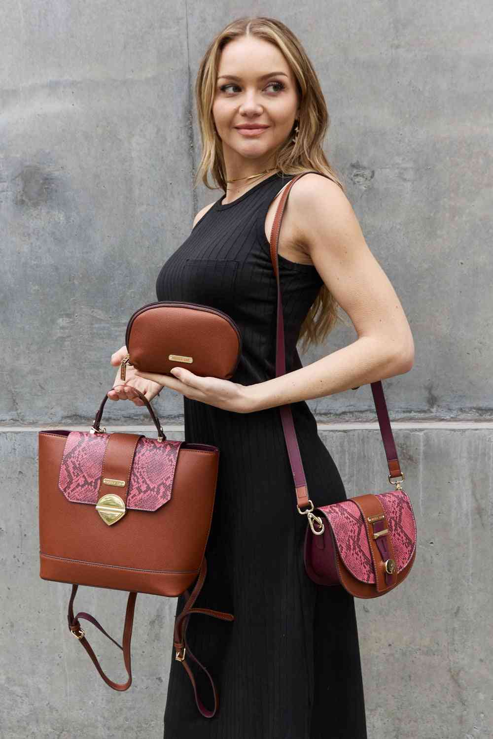 Three piece bag online set