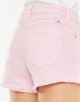 Misty Rose Kancan Raw Hem High Waist Denim Shorts
