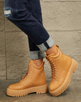 Rosy Brown East Lion Corp Platform Combat Boots