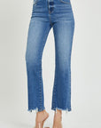 RISEN High Rise Straight Jeans