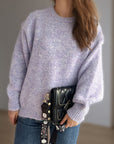 Round Neck Long Sleeve Sweater