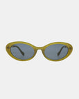 White Smoke Polycarbonate Frame Cat-Eye Sunglasses