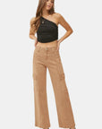 RISEN Full Size High Rise Wide Leg Cargo Jeans