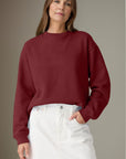 Round Neck Long Sleeve Sweatshirt