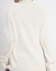 Turtle Neck Raglan Sleeve Sweater