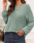 Mandy Round Neck Long Sleeve T-Shirt