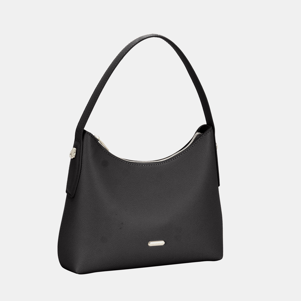 Dark Slate Gray David Jones PU Leather Handbag Sentient Beauty Fashions