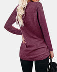 Round Neck Long Sleeve T-Shirt