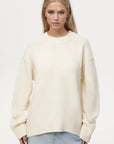 Basic Bae Round Neck Dropped Shoulder Sweater