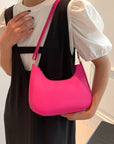 Black PU Leather Shoulder Bag Sentient Beauty Fashions Apaparel & Accessories