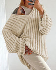 V-Neck Long Sleeve Sweater