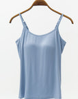 Lavender Full Size Adjustable Strap Modal Cami with Bra