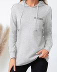 Drawstring Long Sleeve Hoodie