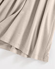 Light Gray Scoop Neck Midi Cami Dress with Bra Sentient Beauty Fashions Apparel & Accessories