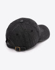 Dark Slate Gray Plain Adjustable Baseball Cap