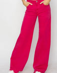 RISEN High Rise Wide Leg Jeans