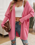 Devine Open Front Long Sleeve Cardigan