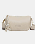 White Smoke PU Leather Shoulder Bag