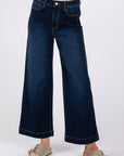 SAGE + FIG High Waist Wide Leg Jeans