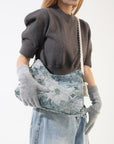 Dark Slate Gray Printed Small Crossbody Bag Sentient Beauty Fashions Bag