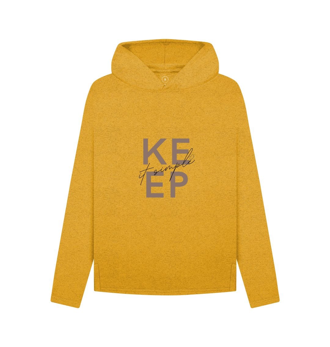 Goldenrod Keep It Simple Women&#39;s Hoodie