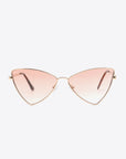 White Smoke Metal Frame Cat-Eye Sunglasses Sentient Beauty Fashions Apparel & Accessories