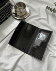 Gray PU Leather Small Wallet Sentient Beauty Fashions *Accessories