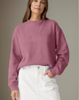 Round Neck Long Sleeve Sweatshirt