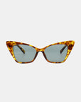 White Smoke Acetate Lens Cat Eye Sunglasses