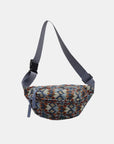 Adjustable Strap Canvas Sling Bag