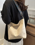 Dark Gray PU Leather Adjustable Strap Shoulder Bag Sentient Beauty Fashions *Accessories
