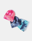 Tie-Dye Cuffed Rib-Knit Beanie Hat