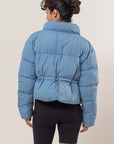 HYFVE Quilted Back Drawstring Puffer Jacket