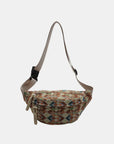 Adjustable Strap Canvas Sling Bag