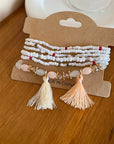 Tassel Rice Bead Bracelet