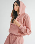 MABLE French Terry Hooded Romper