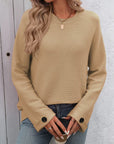 Mandy Round Neck Long Sleeve Sweater