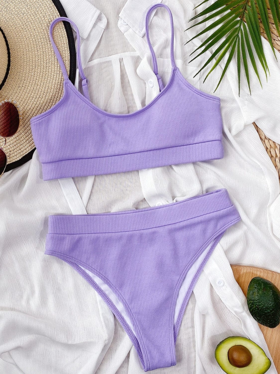 Thistle Scoop Neck Spaghetti Strap Two-Piece Swim Set