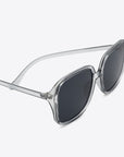 White Smoke Polycarbonate Square Sunglasses Sentient Beauty Fashions Apparel & Accessories