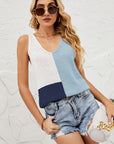 Color Block Knit Tank