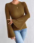 Honey Round Neck Flare Sleeve T-Shirt