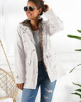 Ivy Lane Full Size Hooded Jacket with Detachable Liner (Three-Way Wear)