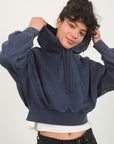 HYFVE Drop Shoulder Cropped Hoodie