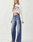 Risen Full Size High Rise Wide Leg Jeans