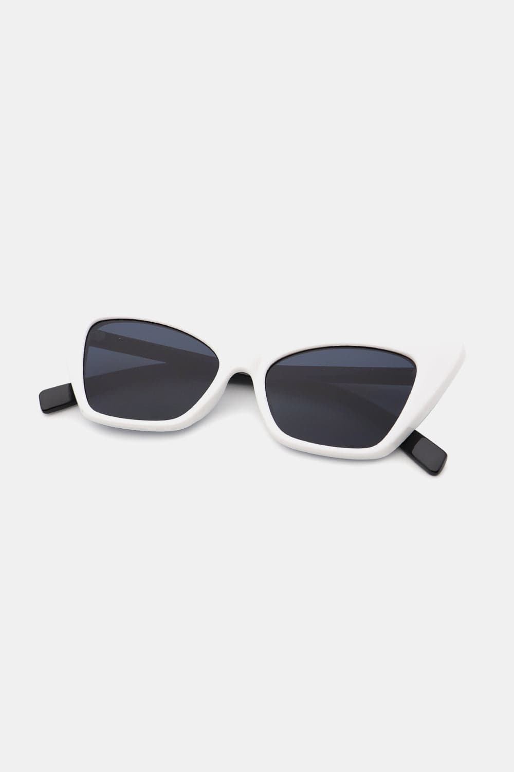 White Smoke Acetate Lens Cat Eye Sunglasses