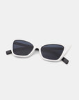 White Smoke Acetate Lens Cat Eye Sunglasses