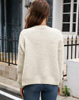 V-Neck Long Sleeve Cardigan